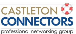 Castleton Connectors: Professional Networking Group, with an image of a life preserver.